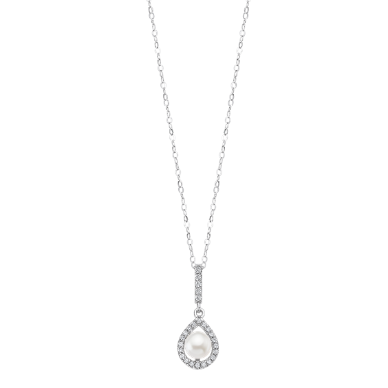 Collana Lotus Donna in Argento Perla LP3198-1/1 - LP3198-1/1
